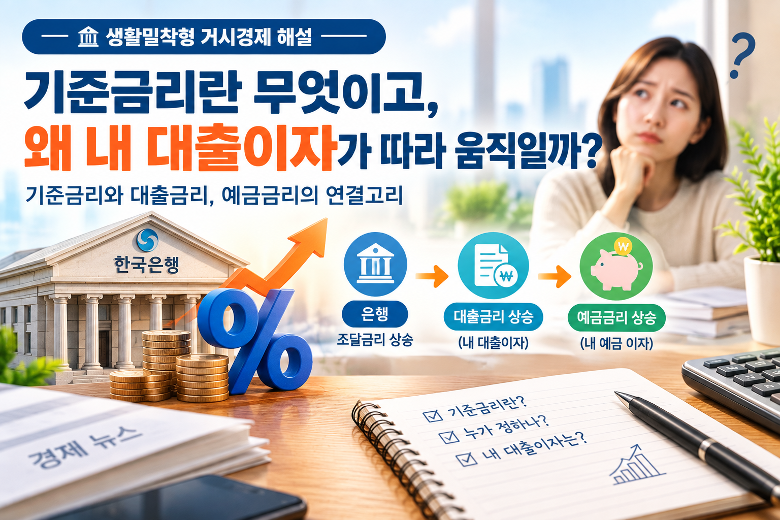 기준금리란 무엇이고, 왜 내 대출이자가 따라 움직일까?